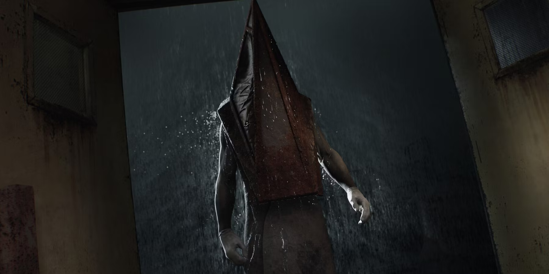 Fdab6d4a966ee62bbe9459a96e7705d7 silent hill 2 remake pyramid head encounter