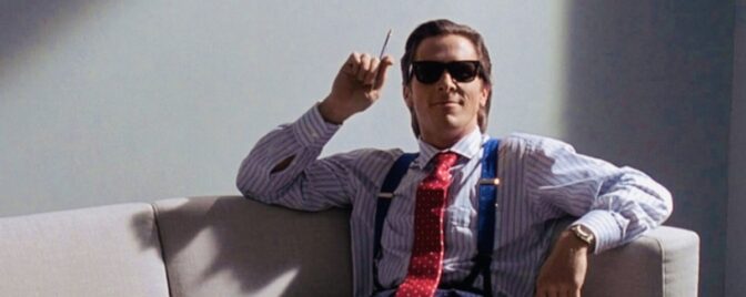 Christian Bale i "American Psycho"