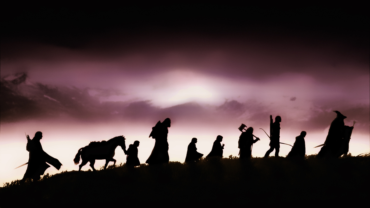 Large 25b477ed257714383dbc4711c45ff2ef lord of the rings fellowship of the ring the silhouettes