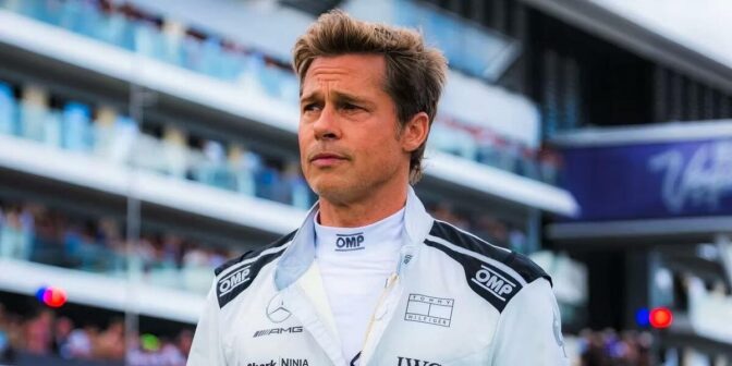 Brad Pitt i "F1". 