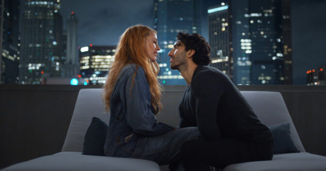 Blake Lively och Justin Baldoni, innan de började bråka offentligt.