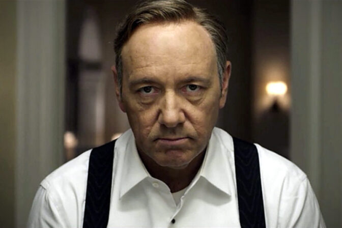 Kevin Spacey som Frank Underwood, "House of Cards"
