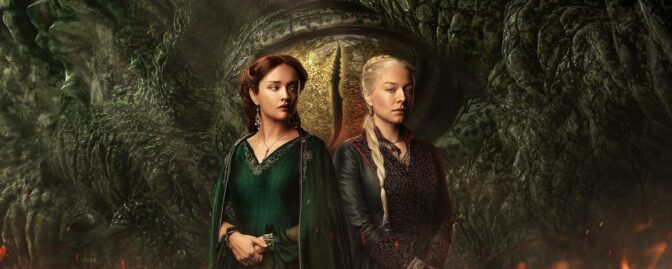 Rhaenyra Targaryen och Alicent Hightower i "House of the Dragon"