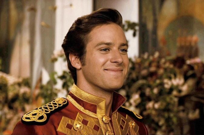Armie Hammer i 2012 års Snövit-film "Spegel spegel"