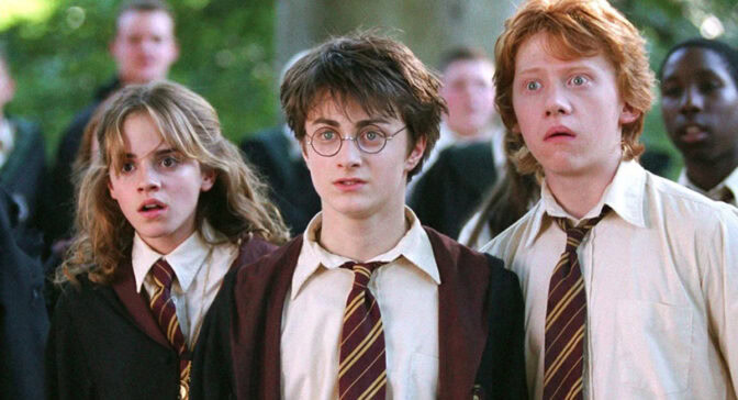 Hermione, Harry och Ron