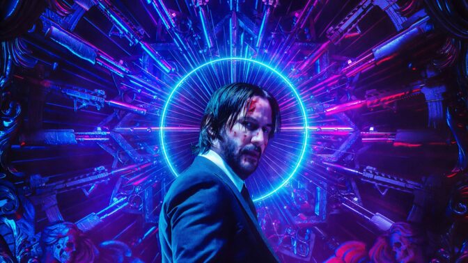 Keanu Reeves som John Wick.