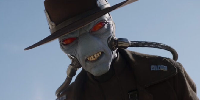 Cad Bane i visar sin obefintliga tandvård i "The Book of Boba Fett".