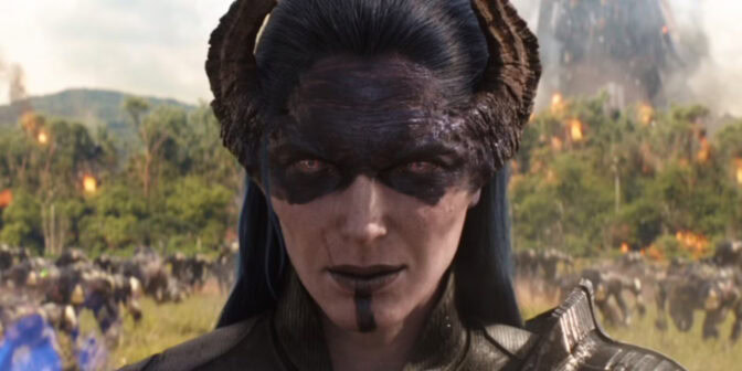 Carrie Coon som Proxima Midnight i "Avengers: Infinity War".