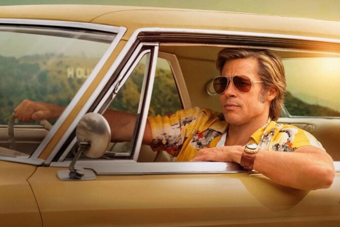 Brad Pitt vann en Oscar för sin coola roll.