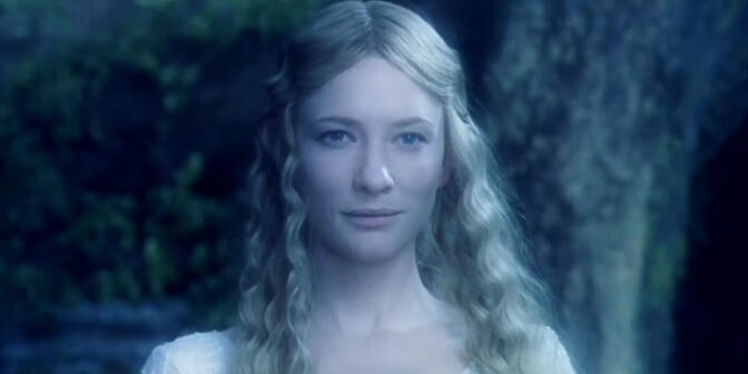 Cate Blanchett som Galadriel i "Sagan om ringen".