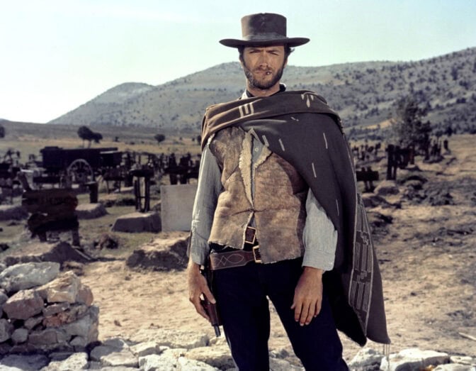 Clint Eastwood i "Den gode, den onde, den fule"