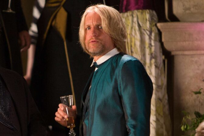 Woody Harrelson som Haymitch Abernathy.