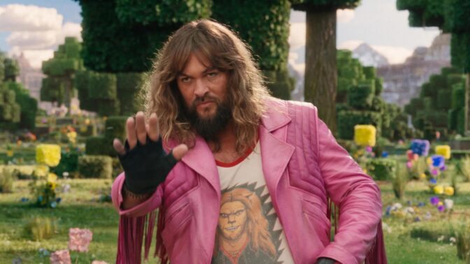 Jason Momoa visar upp en annan sida i "A Minecraft Movie"