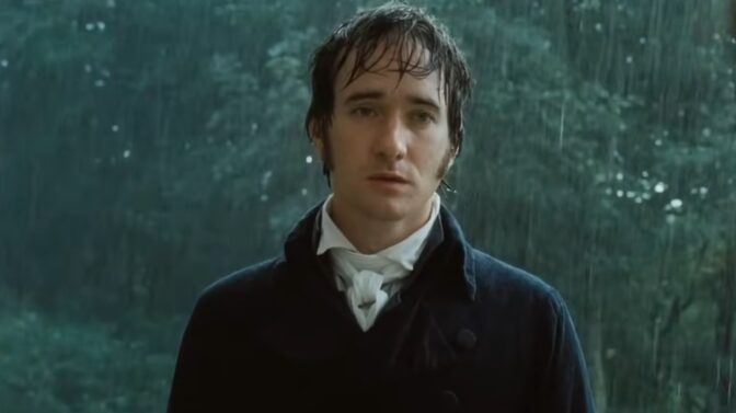 Matthew Macfadyen som Mr. Darcy i "Stolthet och fördom".