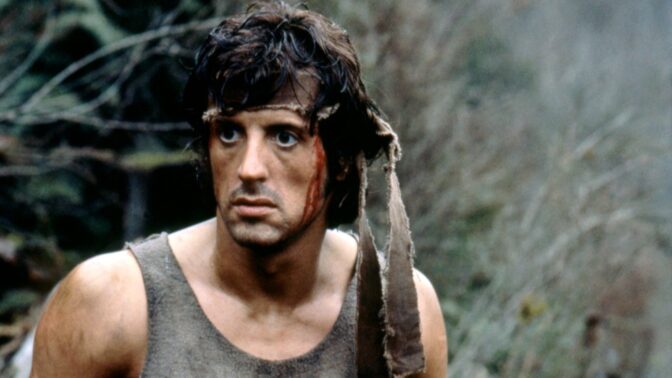 Stallone som John Rambo i "First Blood" (1982)