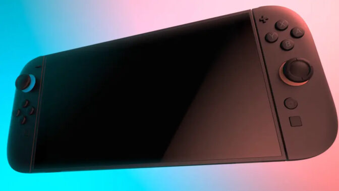 Nintendo Switch 2 har en större LCD-skärm än den första Switch-konsolen.